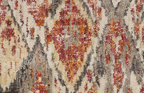 Jezebel Fluid Sunset Modern Rust Rug