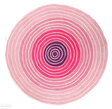 Ripple Pink Round Rug - Kids