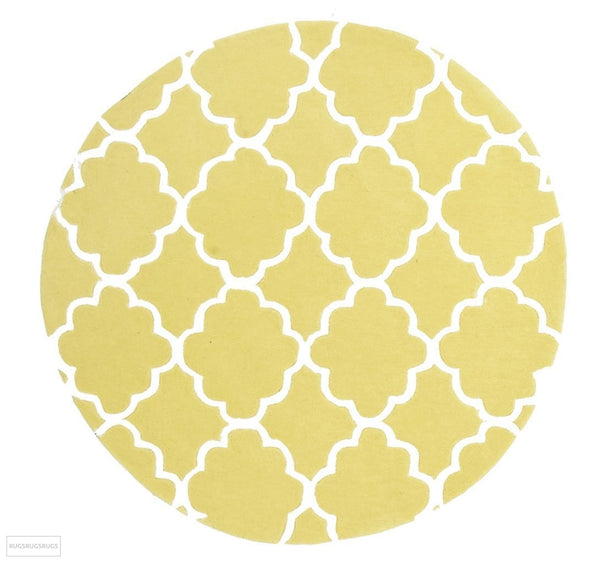 Kids Trellis Design Rug Yellow - Kids