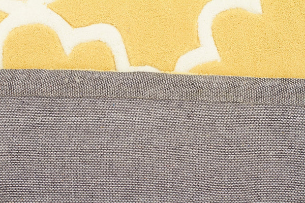 Kids Trellis Design Rug Yellow - Kids