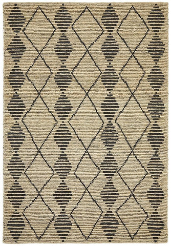 Kenya Kasa Hand Woven Tribal Jute Rug - 225X155cm