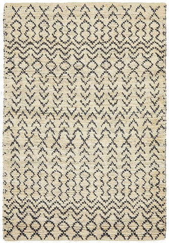 Kenya Elki Hand Woven Tribal Jute Rug - 225X155cm