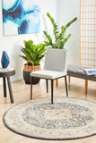 Legacy 858 Midnight Round Rug