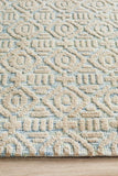 Levi Lucy Blue Green Rug - MODERN