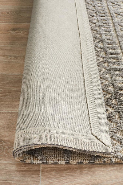 Levi Jemma Natural Grey Rug - MODERN