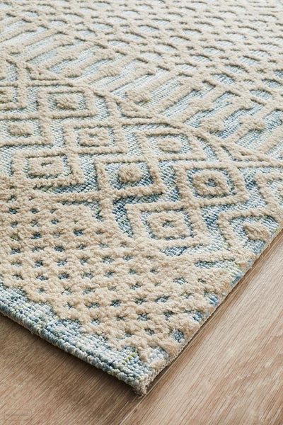 Levi Brook Blue Green Rug - MODERN