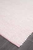 Loft Stunning Wool Pink Rug - Modern