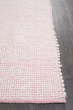 Loft Stunning Wool Pink Rug - Modern