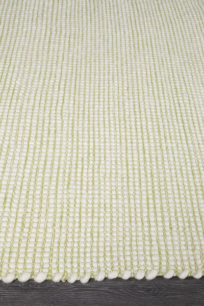 Loft Stunning Wool Pistachio Rug - Modern