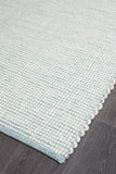 Loft Stunning Wool Turquoise Rug - Modern
