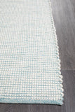 Loft Stunning Wool Turquoise Rug - Modern