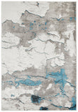 Zoey Contemporary Rug Blue Grey - Modern
