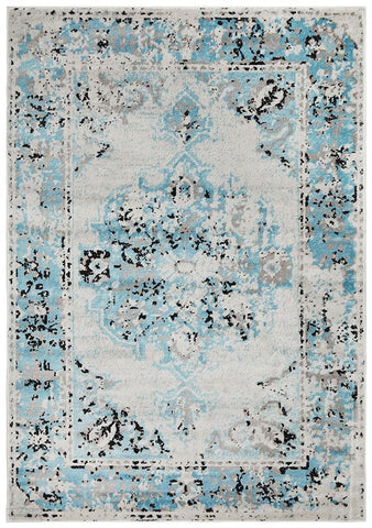 Alexa Transitional Rug Blue Grey - Modern
