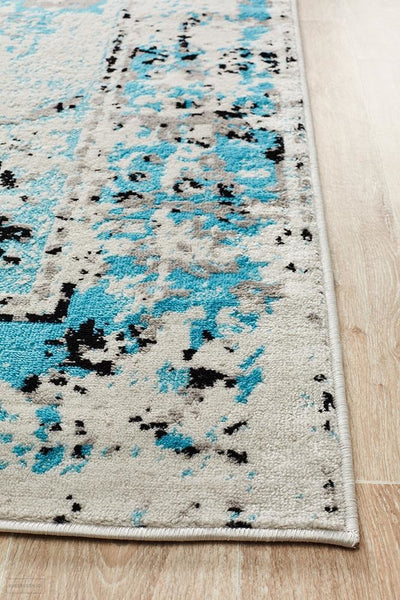 Alexa Transitional Rug Blue Grey - Modern