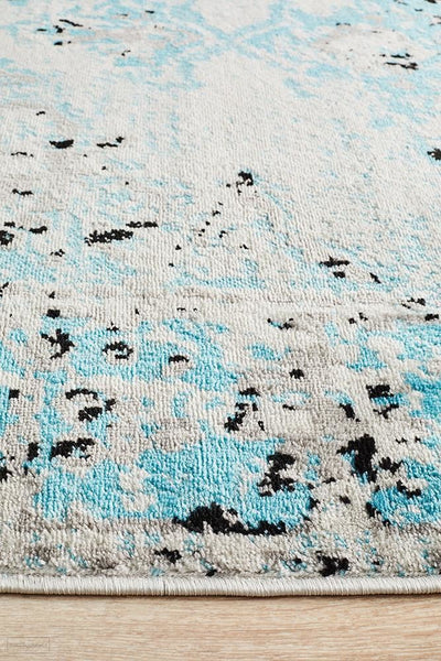 Alexa Transitional Rug Blue Grey - Modern