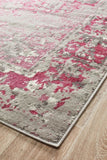 Alexa Transitional Rug Grey Fuchsia - Modern