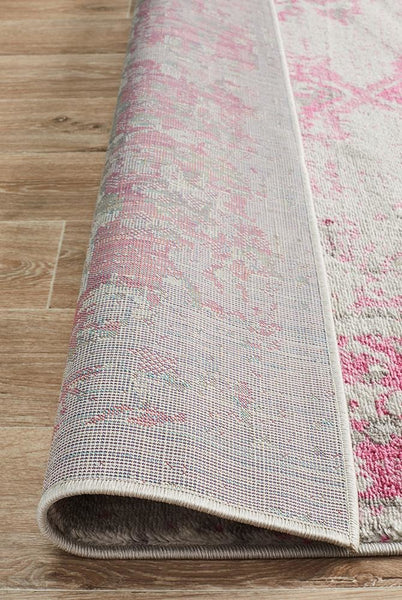 Alexa Transitional Rug Grey Fuchsia - Modern
