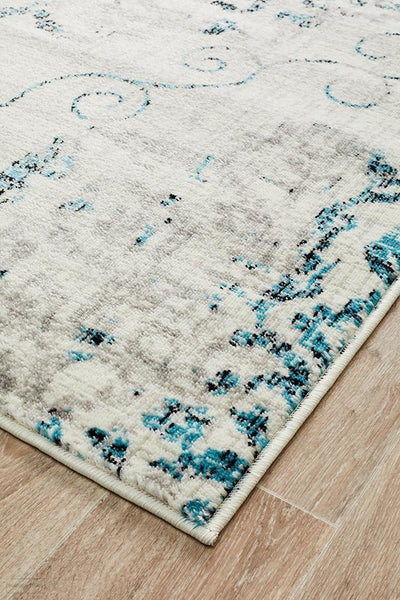 Giselle Transitional Rug Blue Grey - Modern