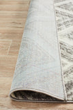 Sabrina Geo Diamonds Rug Silver Grey - Modern