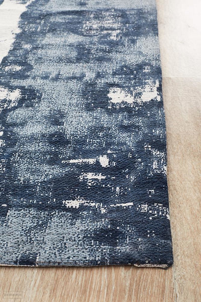 Magnolia 11 Denim Runner Rug - MODERN