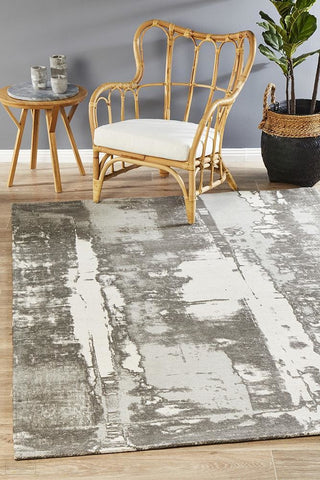 Magnolia 11 Silver Rug - MODERN