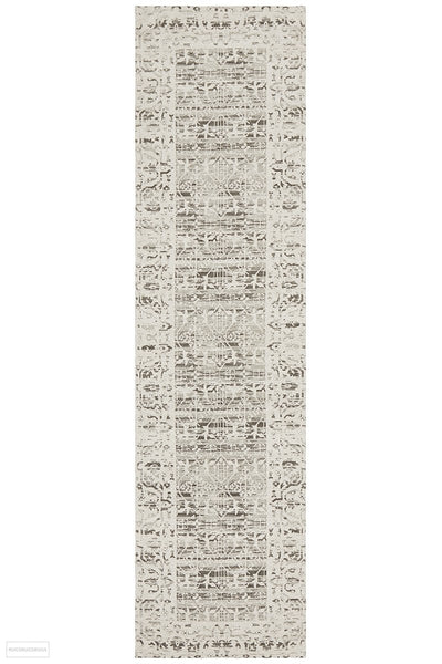 Magnolia 88 Silver Runner Rug - MODERN