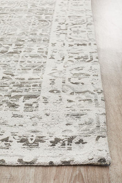Magnolia 88 Silver Runner Rug - MODERN