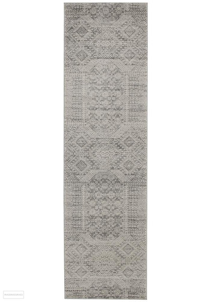 Mirage Zelda Silver Grey Rug - 300x80cm