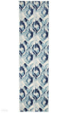 Mirage Lesley Whimsical Blue Runner Rug - 300x80cm