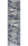 Mirage Casandra Dunescape Modern Blue Grey Runner Rug - 300x80cm