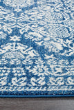 Mirage Gwyneth Stunning Transitional Navy Runner Rug