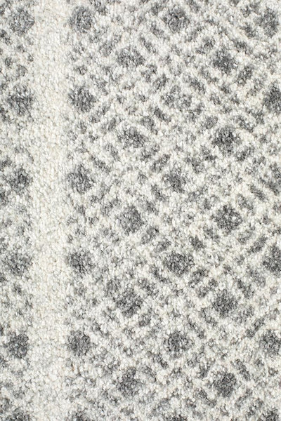 Mirage Adani Modern Tribal Design Grey Round Rug