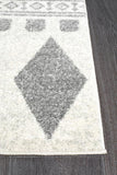 Mirage Adani Modern Tribal Design Grey Runner Rug