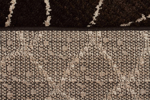 Moroccon Style Web Design Chocolate Rug