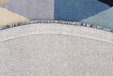 Matrix Pure Wool 901 Turquoise Round Rug