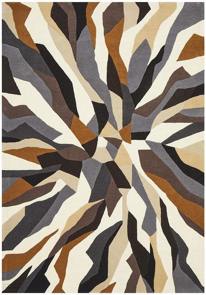 Matrix Pure Wool 903 Fossil Rug - 225X155cm