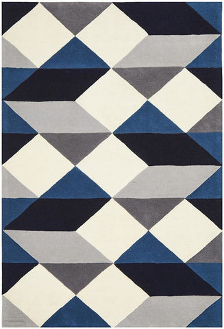 Matrix Pure Wool 904 Steel Rug - 225X155cm