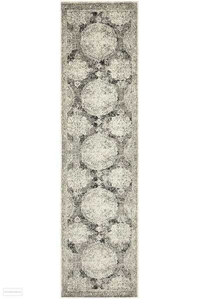 Museum Beverly Charcoal Rug - 300X80cm