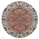 Museum Shelly Rust Round Rug