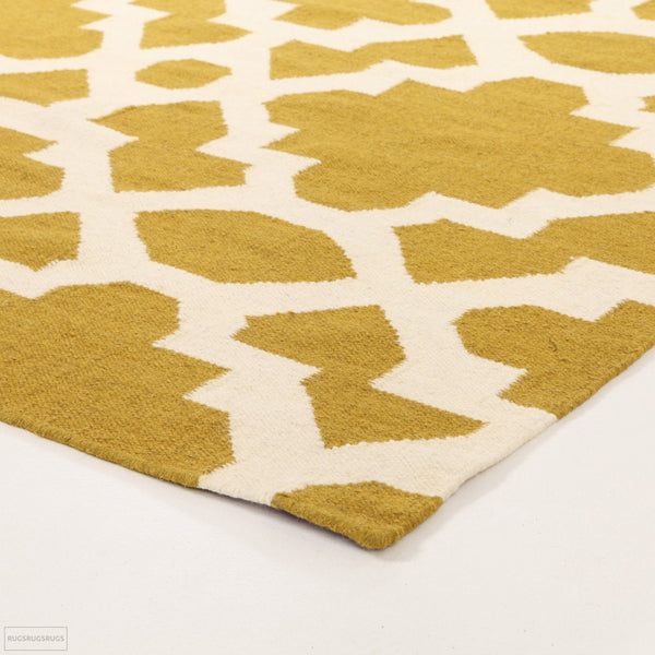 Nomad Pure Wool Flatweave 17 Pistachio Rug - DISCONTINUED