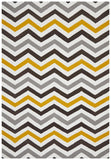 Nomad Pure Wool Flatweave 18 Yellow Rug - DISCONTINUED