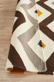 Nomad Pure Wool Flatweave 18 Yellow Rug - DISCONTINUED