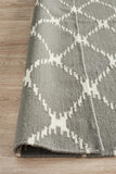Nomad Pure Wool Flatweave 19 Grey Rug - DISCONTINUED