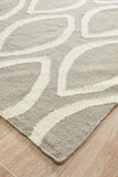 Nomad Pure Wool Flatweave 20 Grey Rug - DISCONTINUED