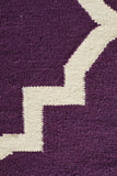 Nomad Pure Wool Flatweave 23 Aubergine Runner - DISCONTINUED