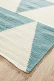 Nomad Pure Wool Flatweave 26 Blue Rug - DISCONTINUED