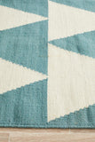 Nomad Pure Wool Flatweave 26 Blue Rug - DISCONTINUED