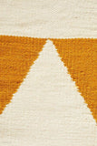 Nomad Pure Wool Flatweave 26 Yellow Runner - DISCONTINUED