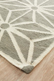 Nomad Pure Wool Flatweave 29 Grey Rug - DISCONTINUED