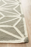 Nomad Pure Wool Flatweave 29 Grey Rug - DISCONTINUED